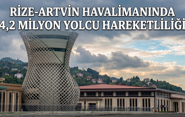 Rize-Artvin Havalimanında 4,2 Milyon Yolcu Hareketliliği