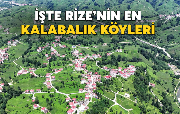 Rize'nin En Kalabalık Köyleri