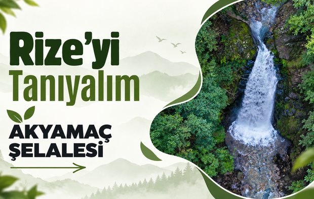Rize Akyamaç Şelalesi