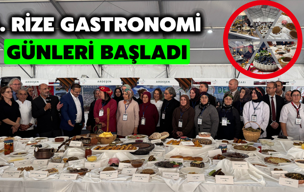 6. Rize Gastronomi Günleri Başladı