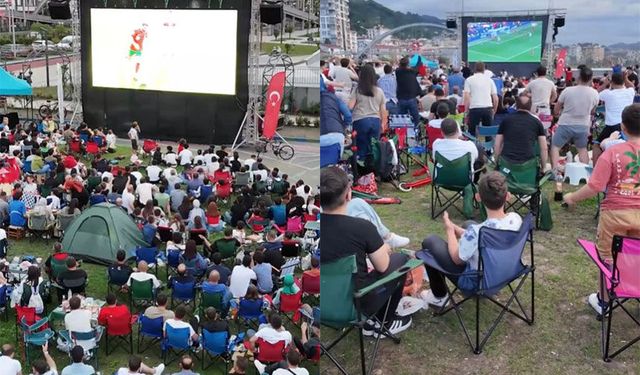 Rize'de Milli Heyecan Yeniden Dev Ekranda Yaşanacak