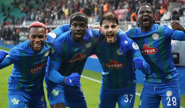 Çaykur Rizespor İlk Yarıda 24 Puan Topladı