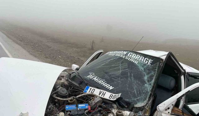 Hurdaya Dönen Otomobilden Sağ Çıktı