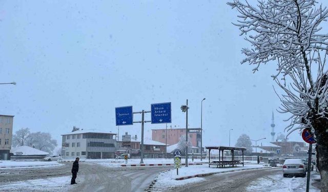 Samsun’da Eğitime Kar Engeli