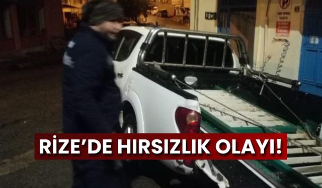 Rize Büyükköy’de Hırsızlık Girişimi!