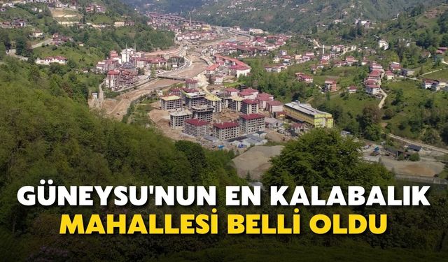 Güneysu'nun En Kalabalık Mahallesi Belli Oldu