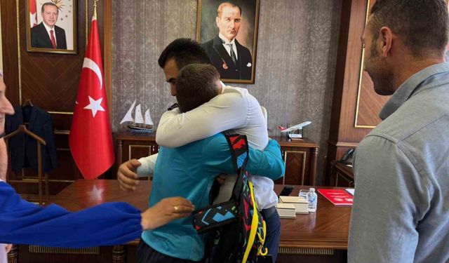 Özel sporcu minik Miraç, Rize’ye Türkiye 3.’lüğü getirdi