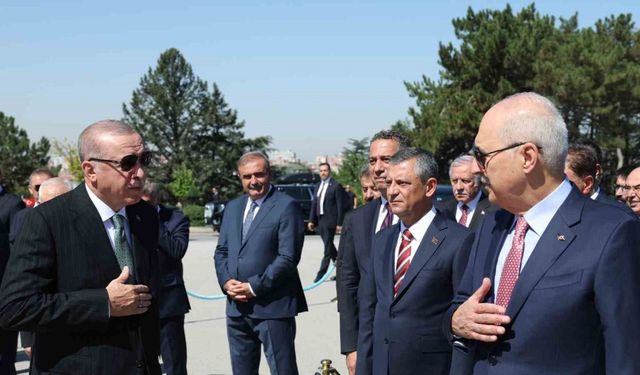 Cumhurbaşkanı Erdoğan Başkanlığındaki Devlet Erkanı, Anıtkabir’i Ziyaret Etti