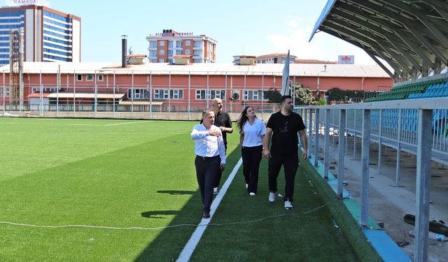 Engindere Futbol Sahası Tamamlanıyor