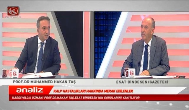Prof. Dr. Taş: "En Kaliteli Stentleri Kullanıyoruz