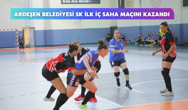 Ardeşen Belediyesi SK İlk iç saha maçını Kazandı
