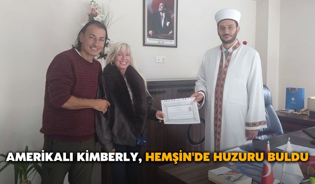 Amerikalı Kimberly, Hemşin'de Huzuru Buldu