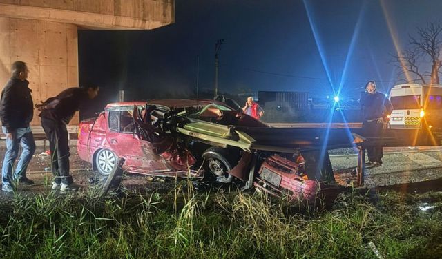 Tekirdağ'da Korkunç Kazada Barış Deniz Ve Berke Keskin Hayatını Kaybetti