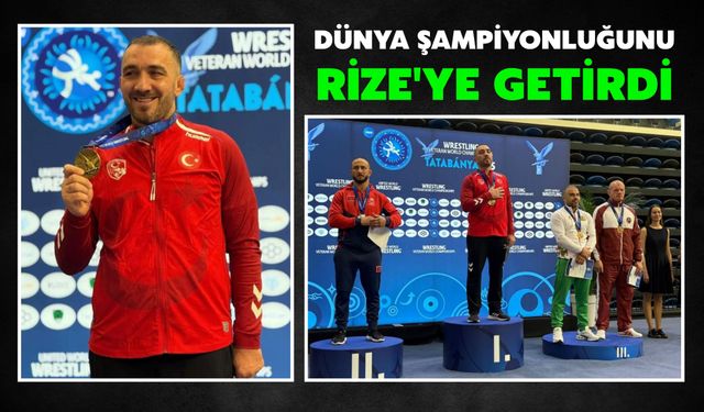 Dünya Şampiyonluğunu Rize'ye Getirdi