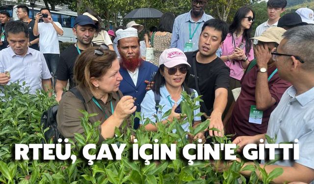 RTEÜ Heyeti Çin'deki Çay Zirvesine Katıldı
