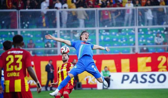 Rizespor, evinde Kayserispor'a kaybetti