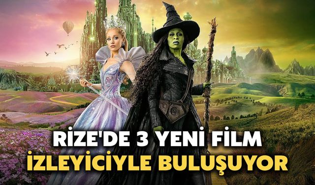 Rize'de 3 Yeni Film İzleyiciyle Buluşuyor
