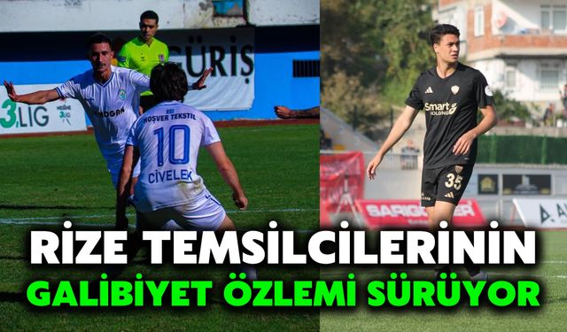 Rize Temsilcilerinin Galibiyet Özlemi Sürüyor