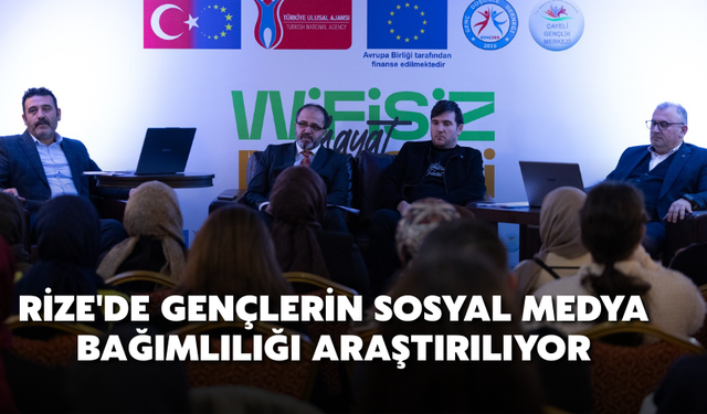 Rize'de Gençlerin Sosyal Medya Bağımlılığı Araştırılıyor