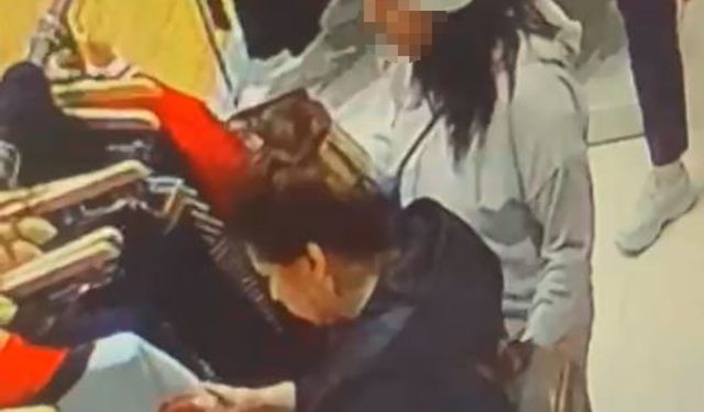 Kılıktıktan Kılığa Giren Cep Telefonu Hırsızı Kadın Kamerada