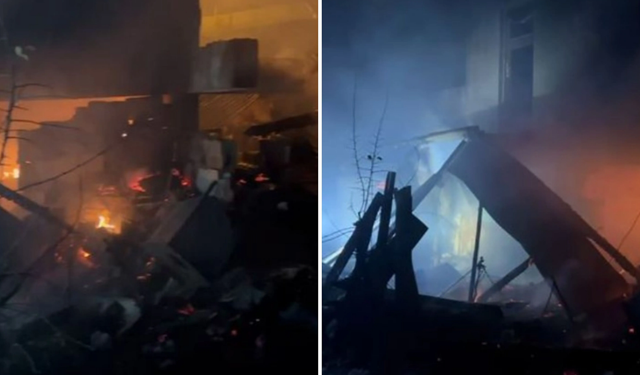 Artvin Şavşat’taki Yangın Bölgesine Ulaşım Kar Nedeniyle Güçlükle Sağlandı