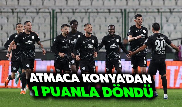 Atmaca Konya'dan 1 Puanla Döndü