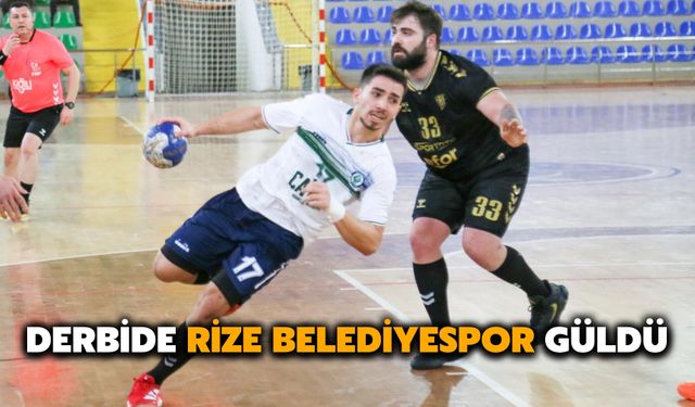 Derbide Rize Belediyespor Güldü