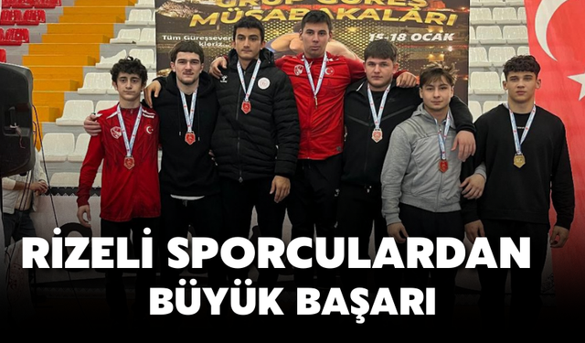 Rizeli Sporculardan Büyük Başarı: 7 Madalya ile Takım Şampiyonluğu!