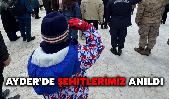 Ayder’de Şehitlerimiz Anıldı