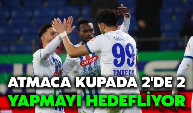 Atmaca Kupada 2'de 2 Yapmayı Hedefliyor