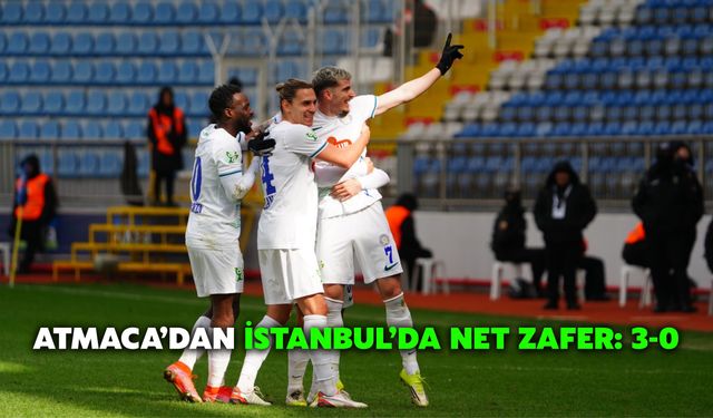 Atmaca’dan İstanbul’da Net Zafer: 3-0