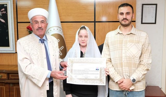 Rus gelin müslüman oldu