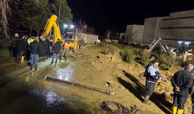 Samsun'da İçme Suyu Ana İsale Hattı Patladı: 'Su Kesintisi Yaşanacak