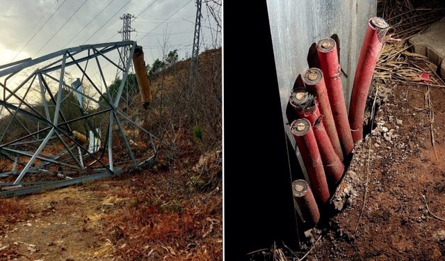 Vinç Kiralayarak 1 Milyon TL’lik Kablo Çaldılar