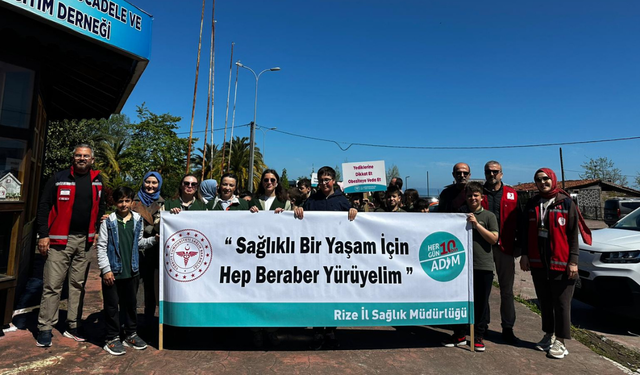 Rize’de “Sağlık İçin Hareket Et Günü