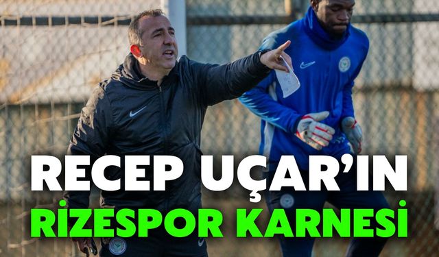 Recep Uçar’ın Rizespor Karnesi