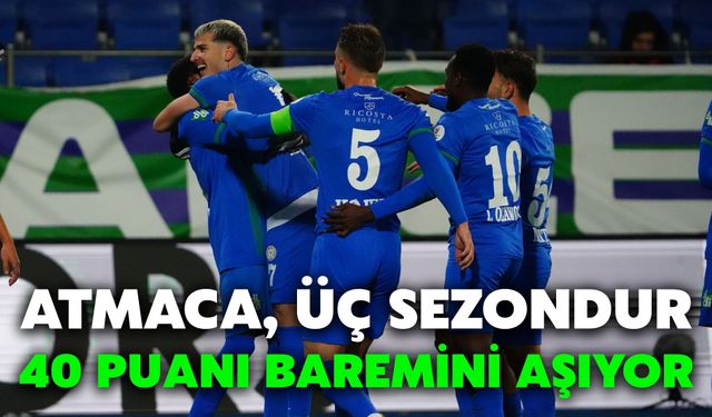 Atmaca, Üç Sezondur 40 Puanı Baremini Aşıyor