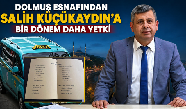 Rize’de Dolmuş Durağı'nda Küçükaydın Yeniden Seçildi