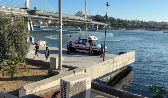 Haliç'te denize düşen tekne personelinin cesedine ulaşıldı