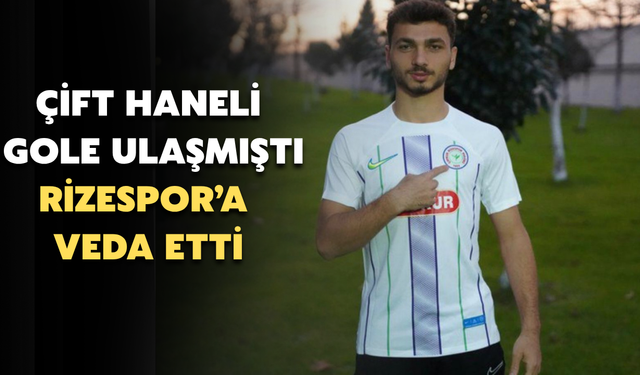 Çift Haneli Gole Ulaşmıştı: Yeşil-Mavili Kulübe Veda Etti