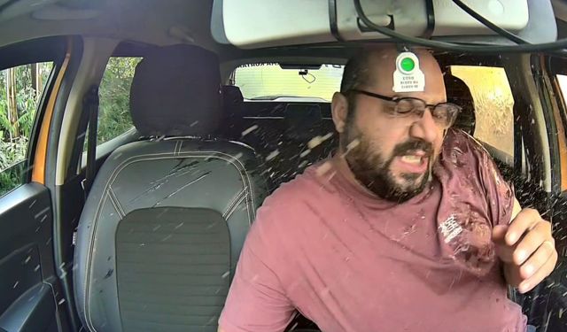 Artvin'de Bir Taksicinin Zor Anları!