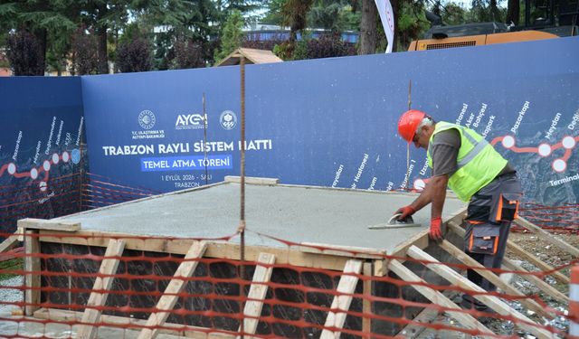 Trabzon'a 32 Kilometrelik Raylı Sistem