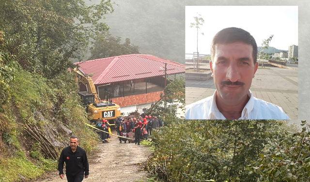Trabzon'da Toprak Kayması Sonucu 1 Kişi Hayatını Kaybetti