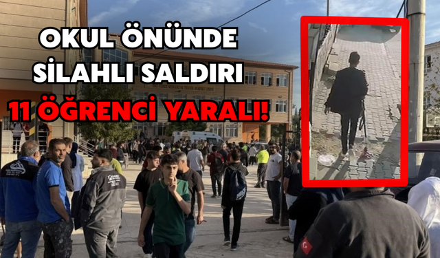 Okul Önünde Silahlı Saldırı: 11 Öğrenci Yaralandı