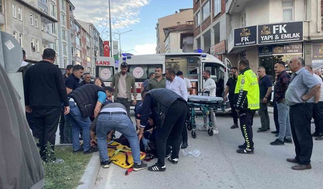 Otomobil Çarpan 48 Yaşındaki Kadın Ağır Yaralandı
