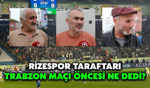 Çaykur Rizespor-Trabzonspor Maçı Öncesi Taraftarlardan Dostluk Mesajı