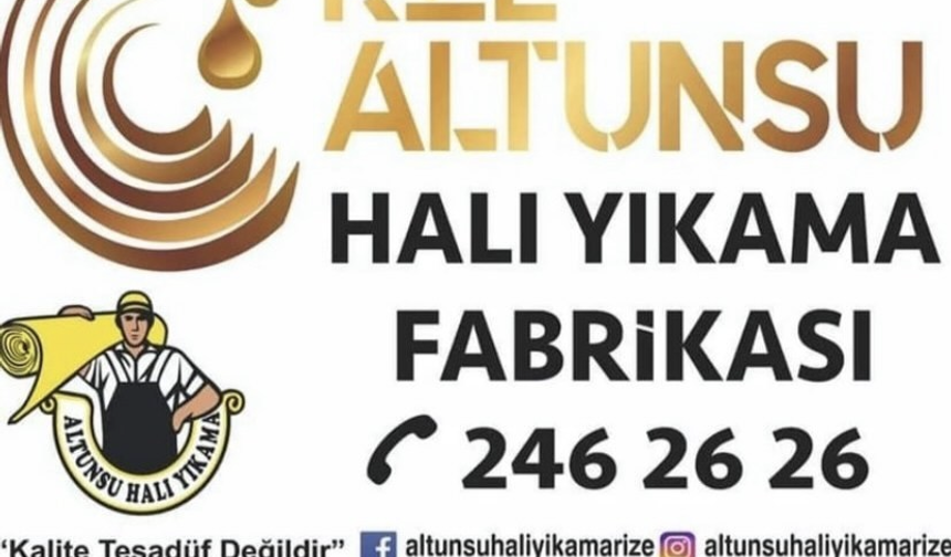 Rize Altınsu Halı Yıkama Fabrikası 