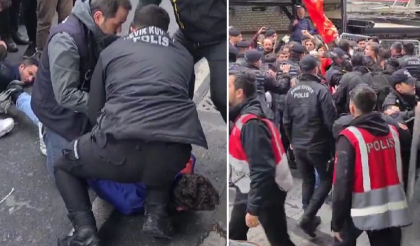 Taksim'de HKP'nin 20 Üyesi Gözaltına Alındı