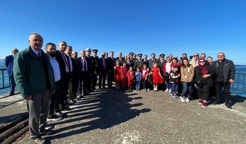 Artvin'de Cumhuriyet Coşkusu Denizde Yaşandı