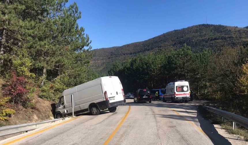 Karabük’te trafik kazası : 1 yaralı